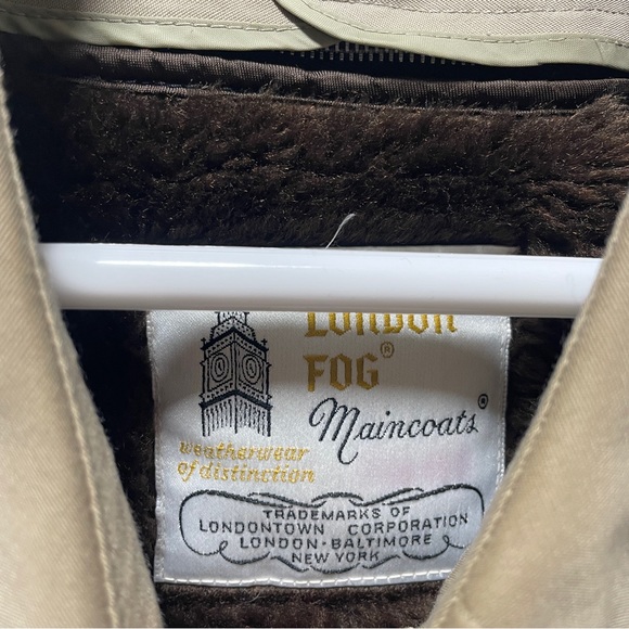 London Fog Maincoats 80s Vintage Trench Coat - Picture 2 of 9